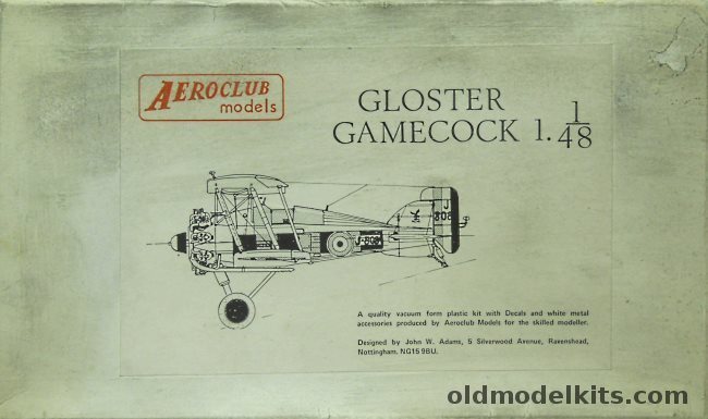 Aeroclub 1/48 Gloster Gamecock I plastic model kit